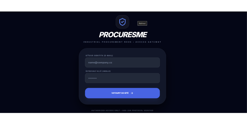 VIBE CODING - Centralizace nákupů pro malé a střední podniky